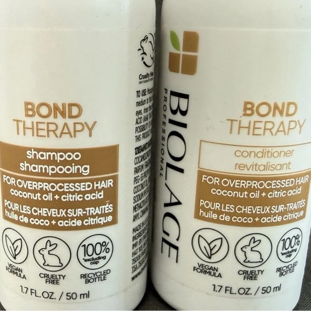 Biolage Bond Therapy Shampoo & Conditioner set of 10 1.7 fl oz each - Picture 2 of 2